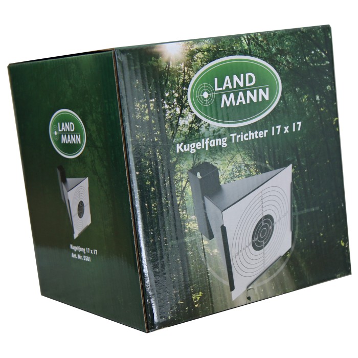 LANDMANN, bullet trap, for air rifles, air pistols, including targets
